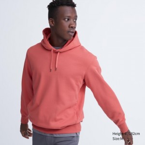 Uniqlo Sweat Pullover Hoodie Herren Rosa | EQXR-68247