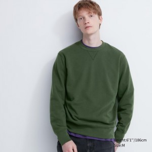 Uniqlo Sweatshirt Damen Grün | DTEY-58142