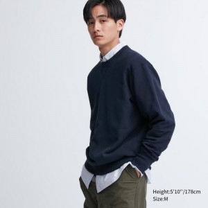 Uniqlo Sweatshirt Damen Navy | LTNF-80916