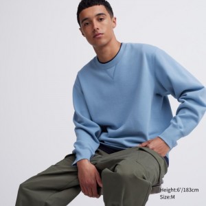 Uniqlo Sweatshirt Herren Blau | MQVK-80651