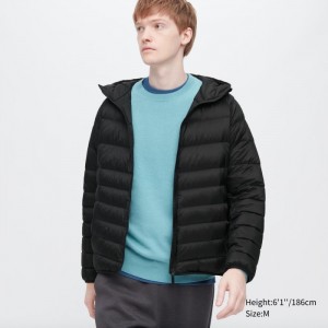 Uniqlo Ultra Light (3D Cut) (2022 Edition) Daunenparka Herren Schwarz | QZKB-74063