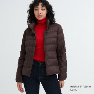 Uniqlo Ultra Light Daunenjacken Damen Dunkelbraun | HGDT-84709