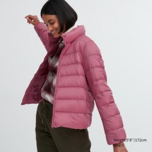 Uniqlo Ultra Light Daunenjacken Damen Rosa | SLGO-97142