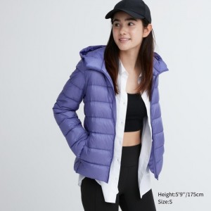 Uniqlo Ultra Light Daunenparka Damen Lila | UNML-31452