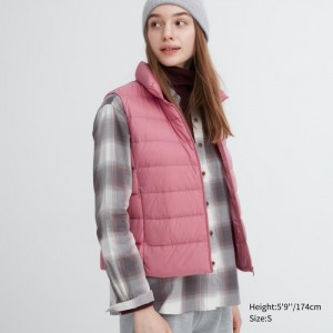 Uniqlo Ultra Light Daunenweste Damen Rosa | VWYK-09642