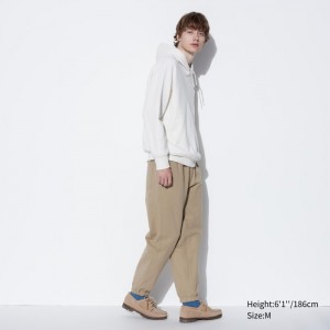 Uniqlo Washed Jersey Jogger Hose Herren Beige | WQNL-12908