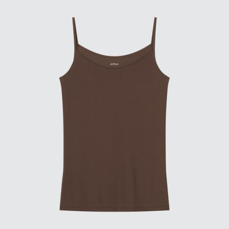 Uniqlo AIRism Camisole Damen Braun | GQYK-13087