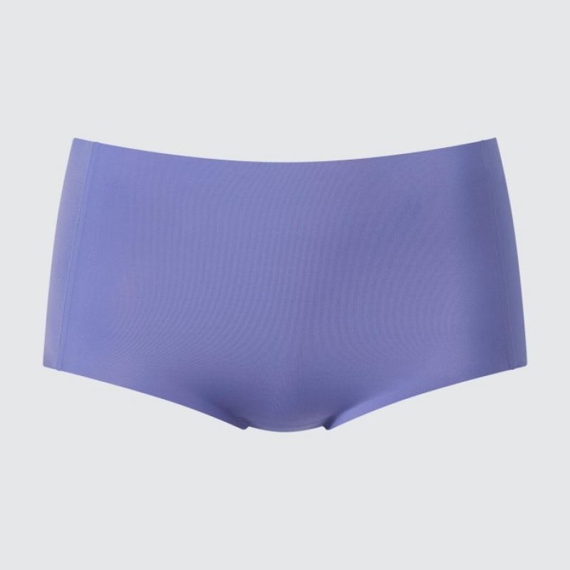 Uniqlo AIRism Ultra Seamless High-Rise Slip Damen Blau | EXSR-98536