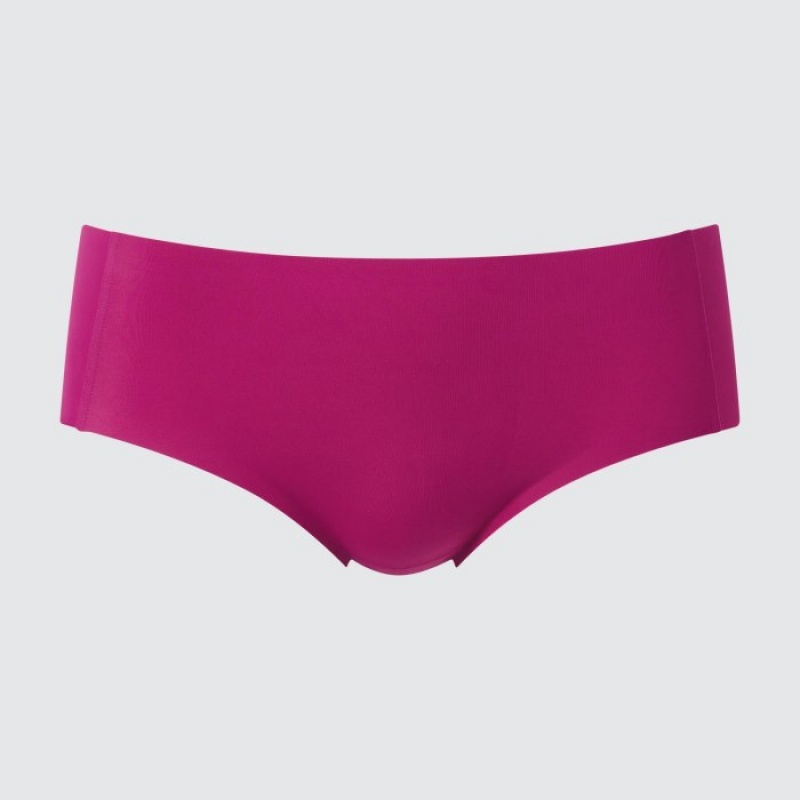 Uniqlo AIRism Ultra Seamless Hiphugger Slip Damen Rot | RPZT-56841