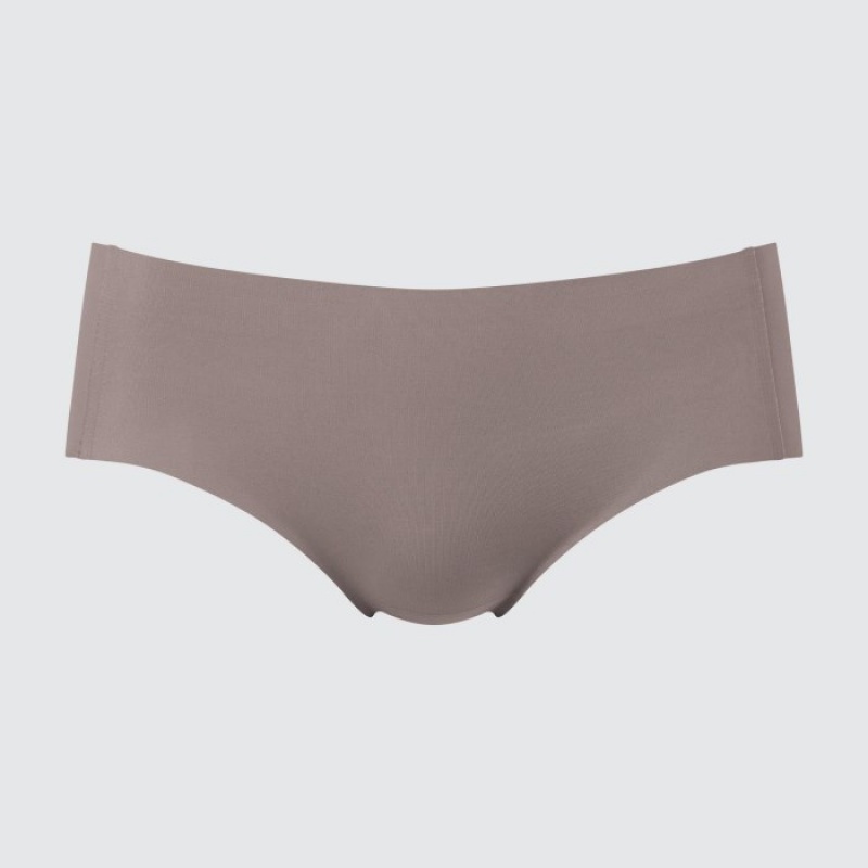 Uniqlo AIRism Ultra Seamless Hiphugger Slip Damen Braun | VZKU-43901