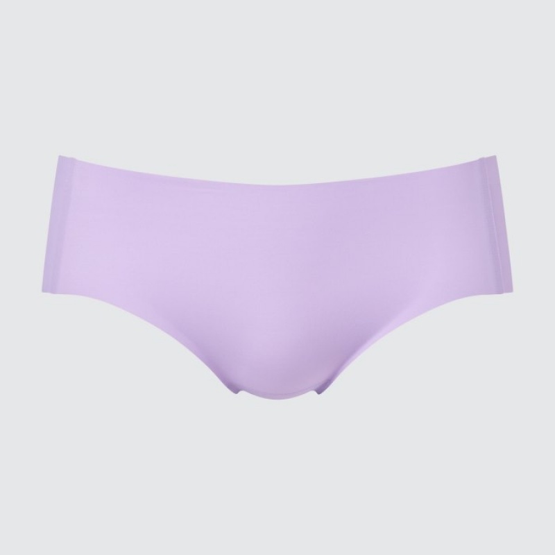 Uniqlo AIRism Ultra Seamless Hiphugger Slip Damen Lila | PCRD-67935