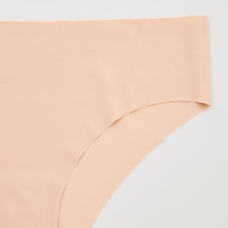 Uniqlo AIRism Ultra Seamless Regular Slip Damen Rosa | GHBA-23716