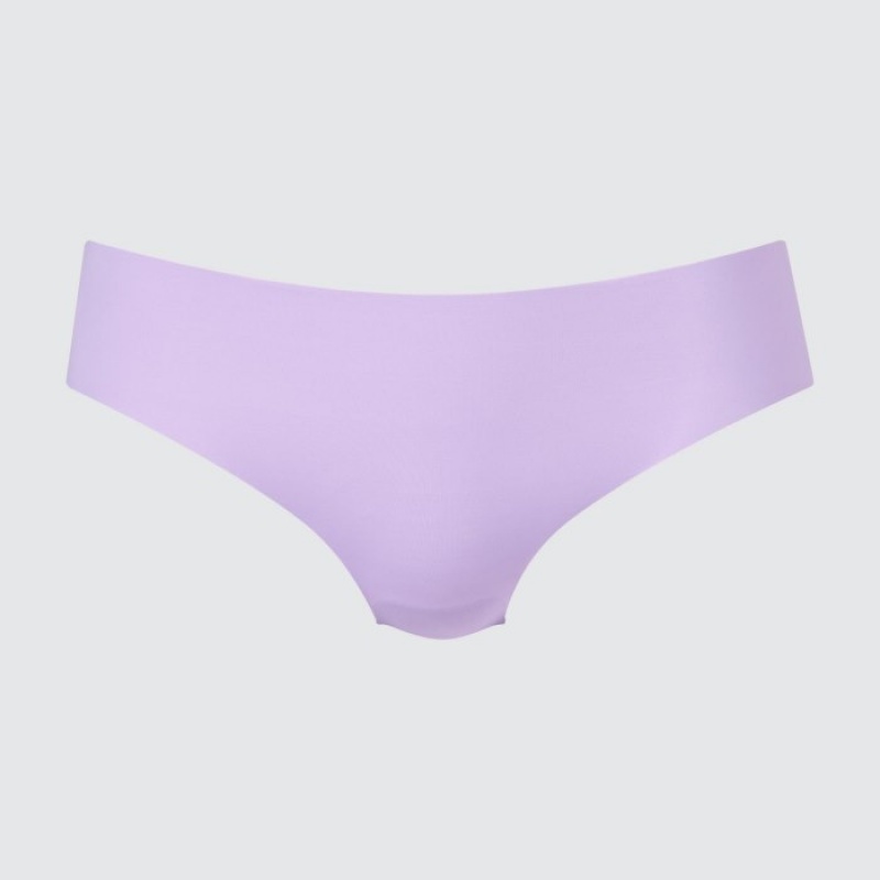 Uniqlo AIRism Ultra Seamless Regular Slip Damen Lila | FZOV-16578