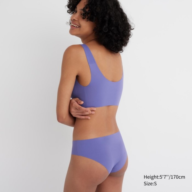 Uniqlo AIRism Ultra Seamless Regular Slip Damen Dunkelbraun | DWBO-49016