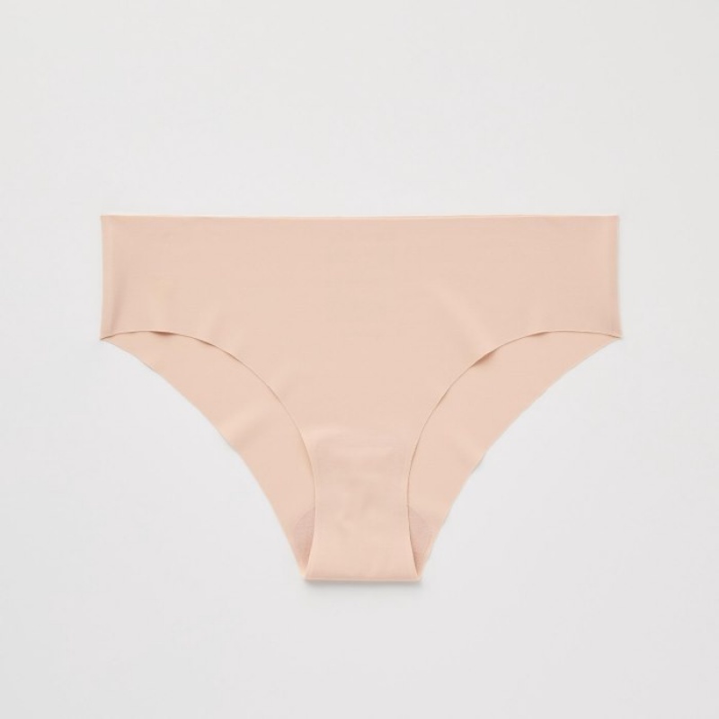 Uniqlo AIRism Ultra Seamless Regular Slip Damen Dunkelbraun | DWBO-49016