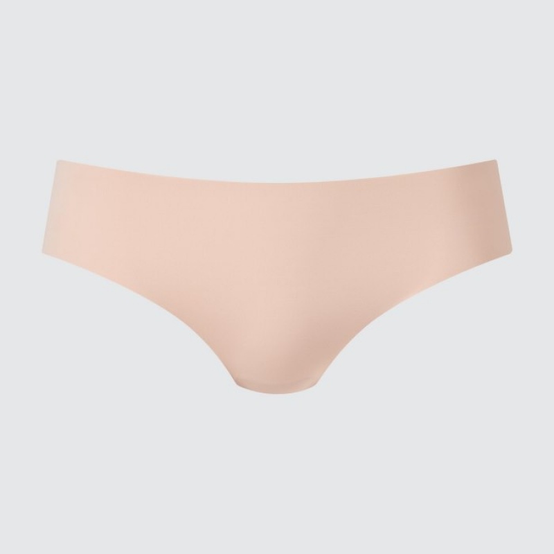 Uniqlo AIRism Ultra Seamless Regular Slip Damen Beige | SWOB-16738