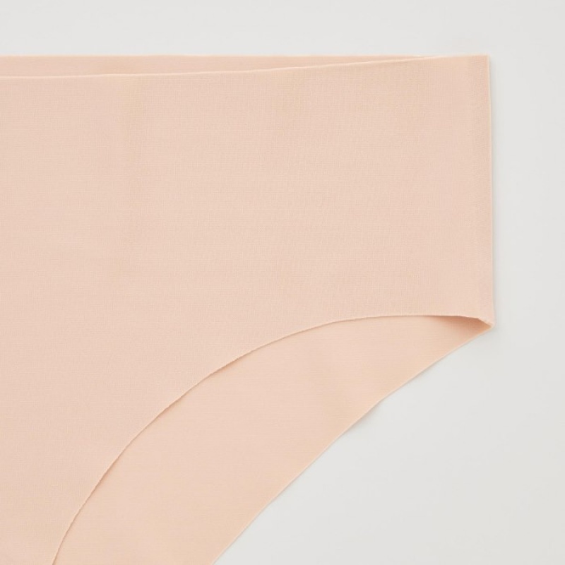 Uniqlo AIRism Ultra Seamless Regular Slip Damen Braun | YLVQ-78546