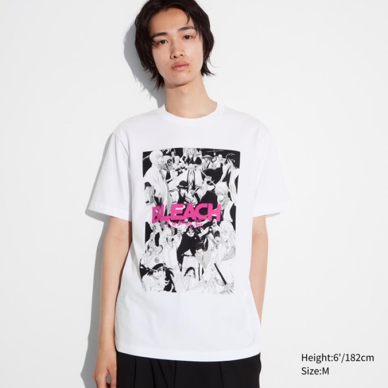 Uniqlo BLEACH: Thousand-Year Blood War UT (Kurzes-Sleeve) Graphic T Shirt Damen Weiß | SUZA-61024