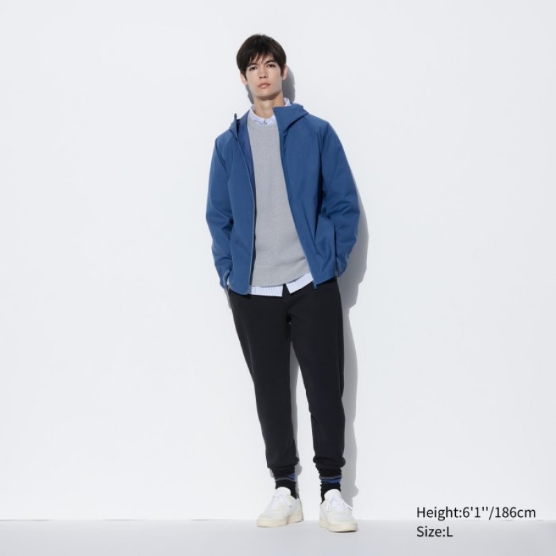 Uniqlo BLOCKTECH (3D Cut) Parka Herren Olivgrün | EPFB-18279