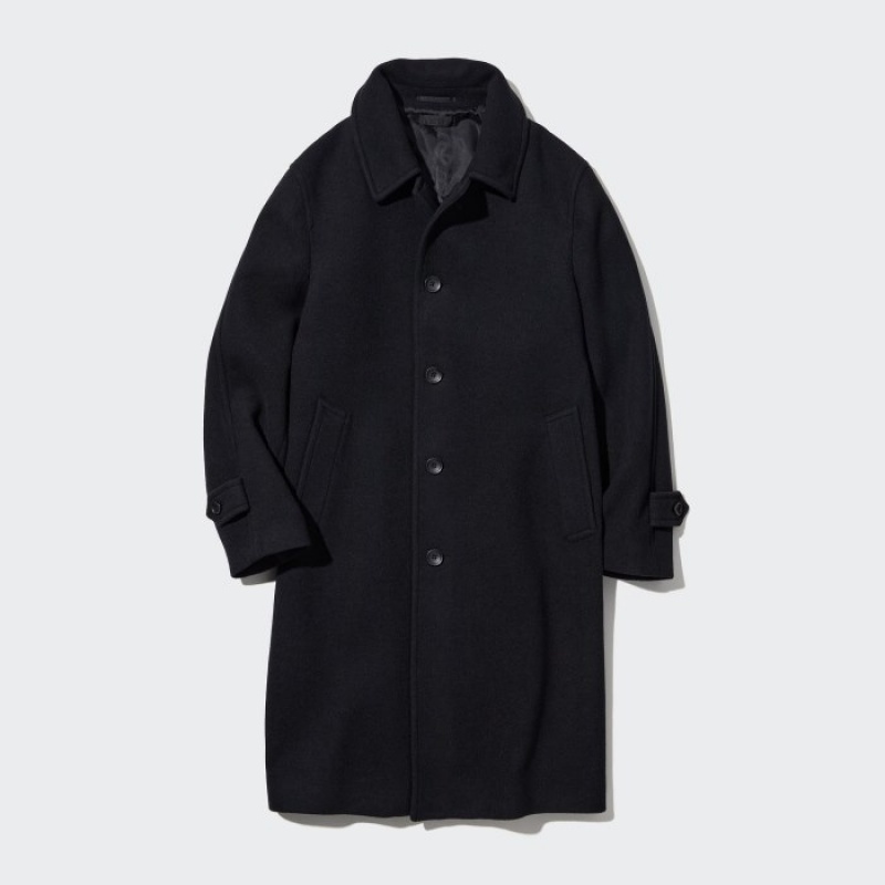 Uniqlo Balmacaan Mäntel Herren Olivgrün | GOWT-89573