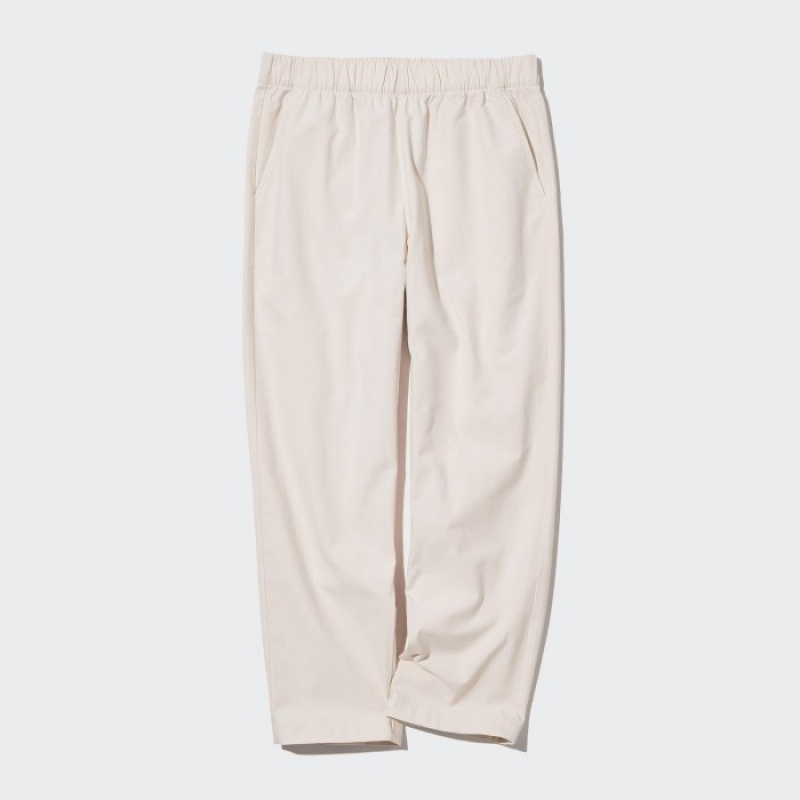 Uniqlo Baumwoll Relaxed Ankle Lounge Pants Damen Rosa | WEQF-03782