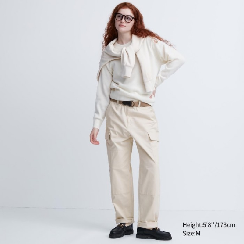 Uniqlo Cargo Hose Damen Schwarz | IKZT-14720