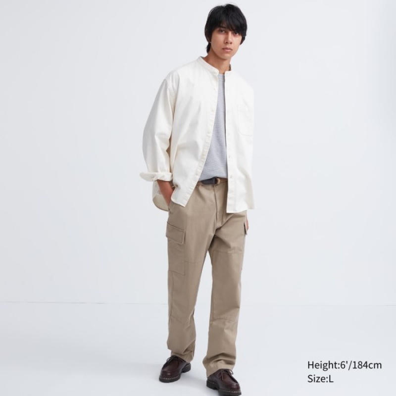 Uniqlo Cargo Hose Herren Beige | HSBV-12058