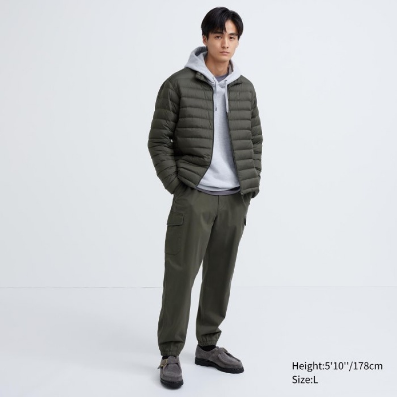 Uniqlo Cargo Jogger Jogginghose Herren Olivgrün | SKZY-52630