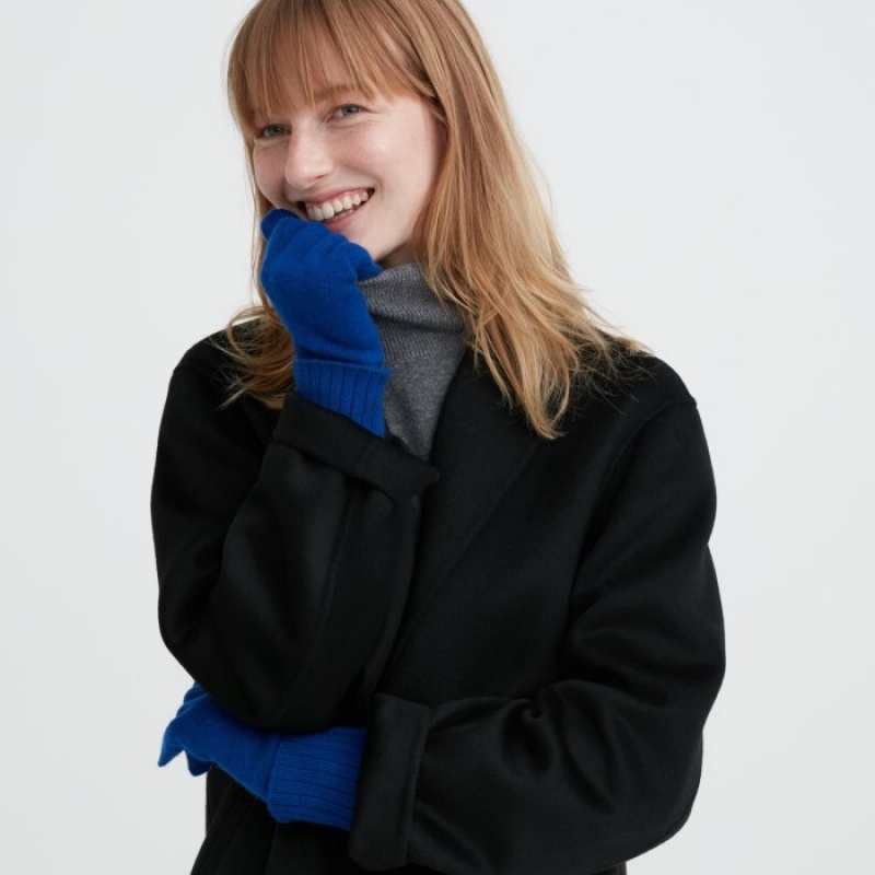 Uniqlo Cashmere Gestrickt Handschuhe Damen Grün | ZMSH-52396