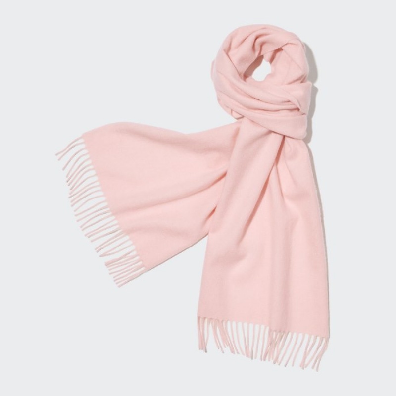 Uniqlo Cashmere Schals Herren Rosa | CJUL-65832