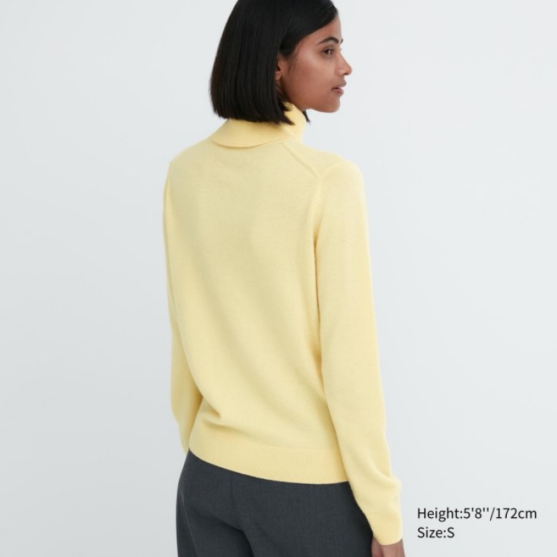 Uniqlo Cashmere Turtleneck Pullover Damen Grau | VSXE-13942