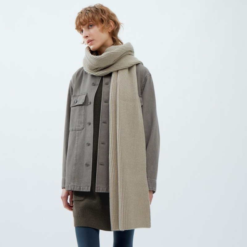 Uniqlo Chunky Stole Schals Damen Braun | YESX-12536