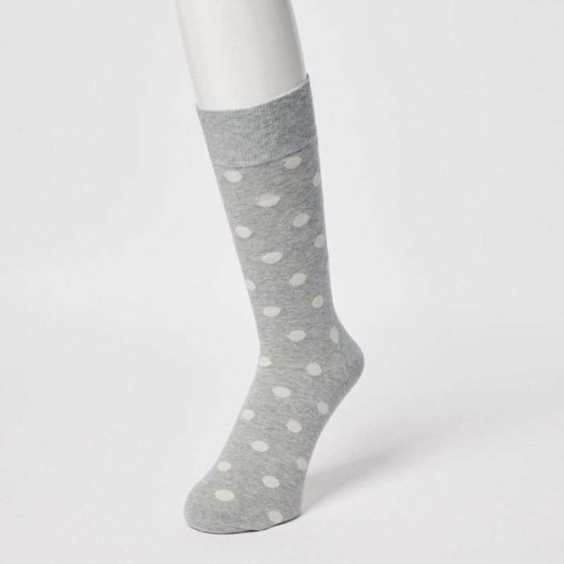 Uniqlo Dotted Socken Herren Dunkelgrau | NUGK-30754