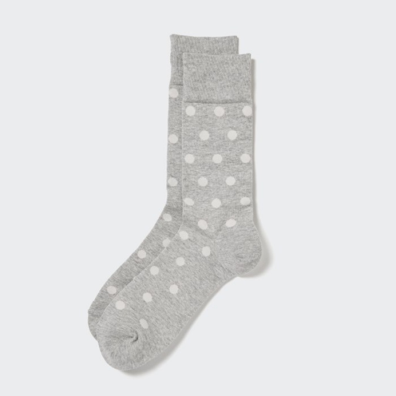 Uniqlo Dotted Socken Herren Grau | GTCI-10624