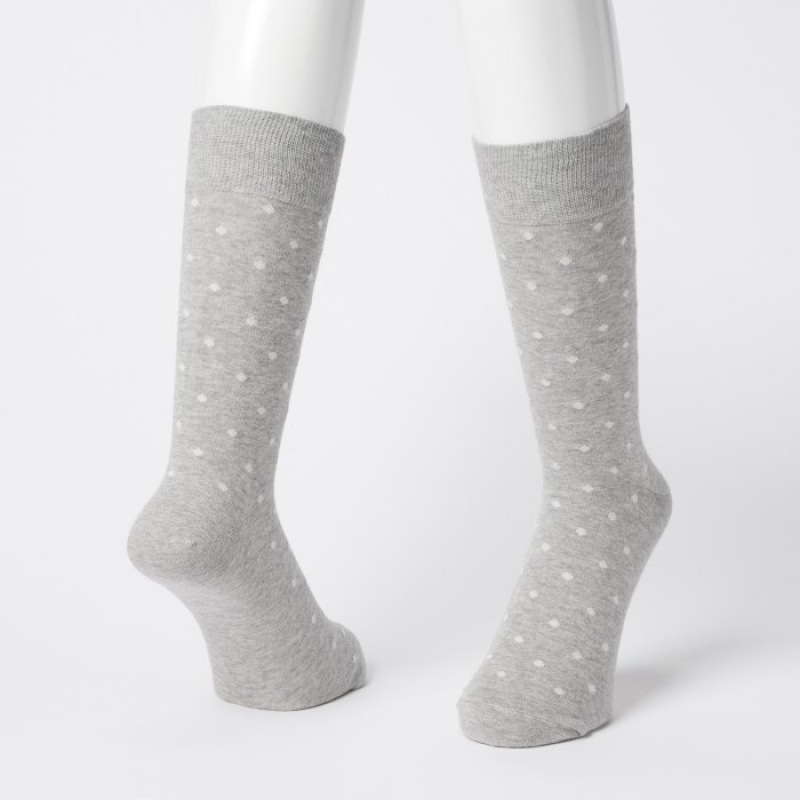 Uniqlo Dotted Socken Herren Navy | UIMT-34657