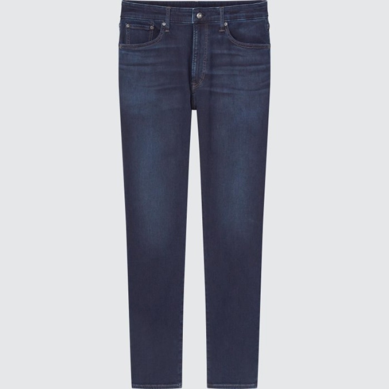 Uniqlo EZY Ultra Stretch (Hohe) Jeans Herren Blau | JHVX-10264