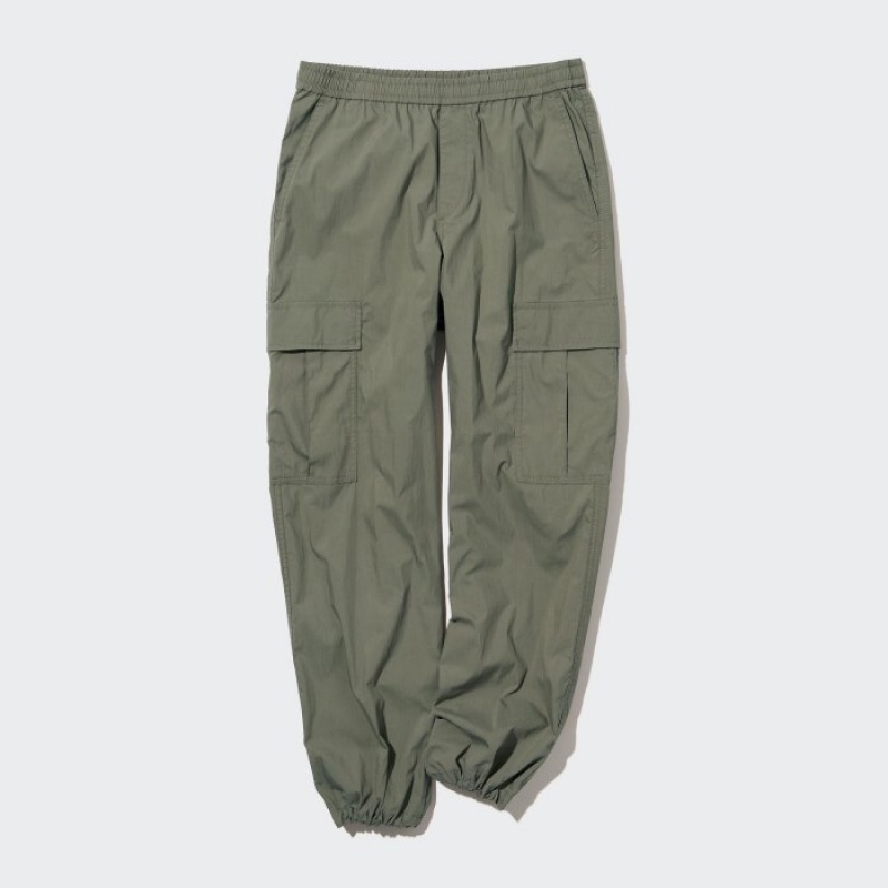 Uniqlo Easy Cargo Hose Damen Olivgrün | SIVX-30792