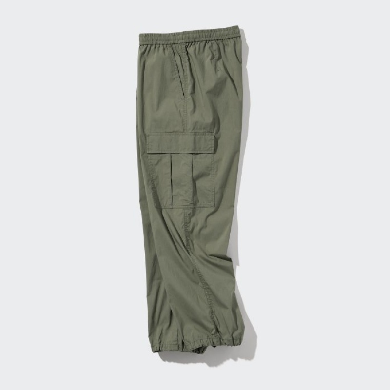 Uniqlo Easy Cargo Hose Damen Olivgrün | SIVX-30792