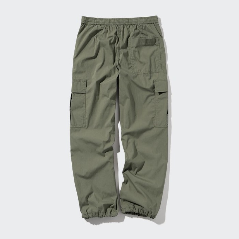 Uniqlo Easy Cargo Hose Damen Olivgrün | SIVX-30792