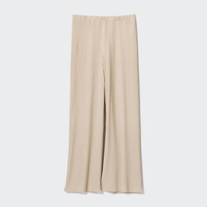 Uniqlo Falten Gerade Hose Damen Braun | IGVP-58346