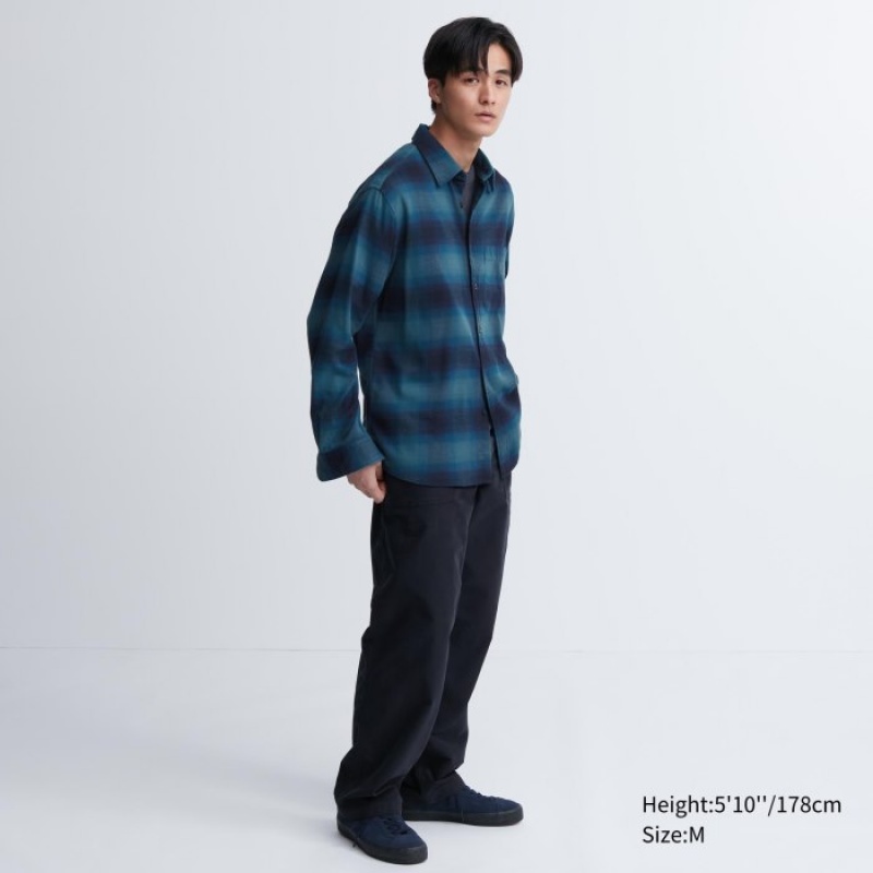 Uniqlo Flannel Checked Casual Shirts Damen Rot | ILND-89743