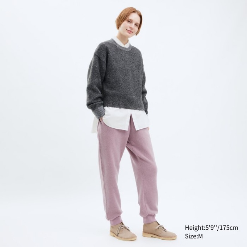 Uniqlo Fleece Hose Herren Rosa | HDBE-31586