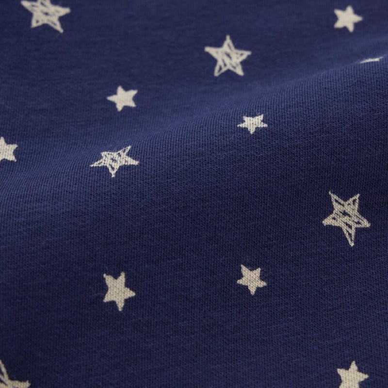 Uniqlo Fleece (Star) Leggings Baby Navy | NTSA-78543