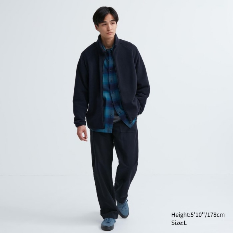 Uniqlo Full-Zip Fleece Damen Blau | MPCF-16354