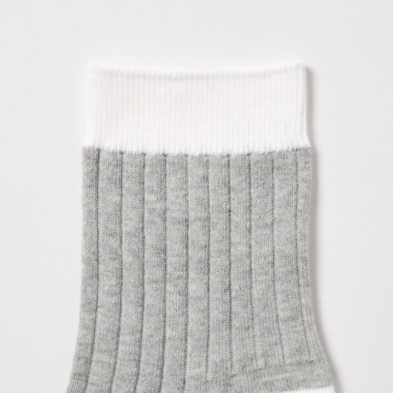 Uniqlo Gerippt Half Socken Herren Dunkelbraun | AYHT-01629