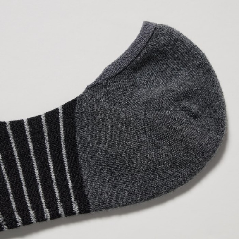 Uniqlo Gestreift Low-Cut Socken Herren Blau | ANXL-61489