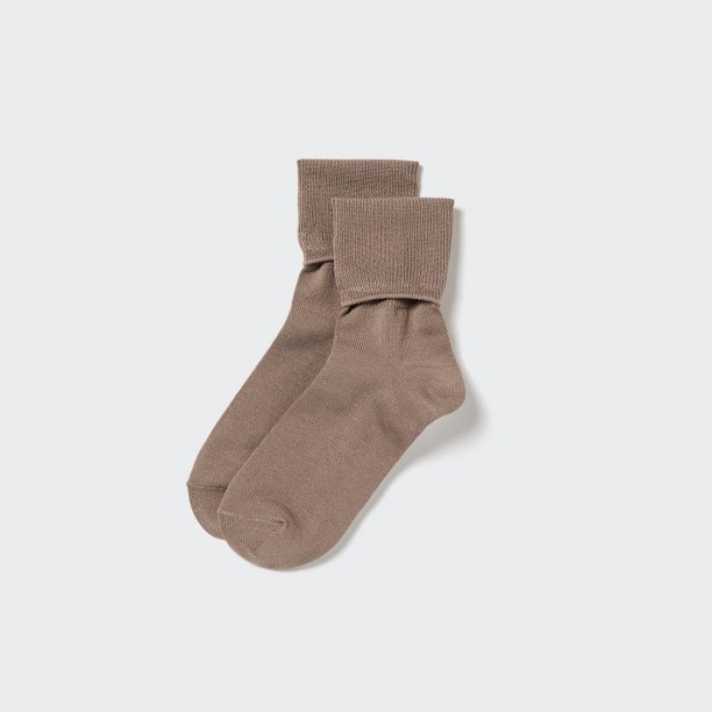 Uniqlo HEATTECH 2-Way Socken Damen Navy | WEXU-05472