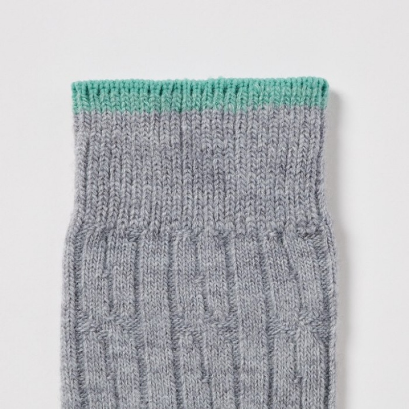 Uniqlo HEATTECH Cable Socken Damen Weiß | TGLH-98634