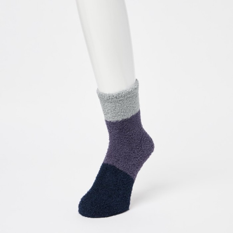 Uniqlo HEATTECH Fluffy Socken Herren Grau | BGZN-17046