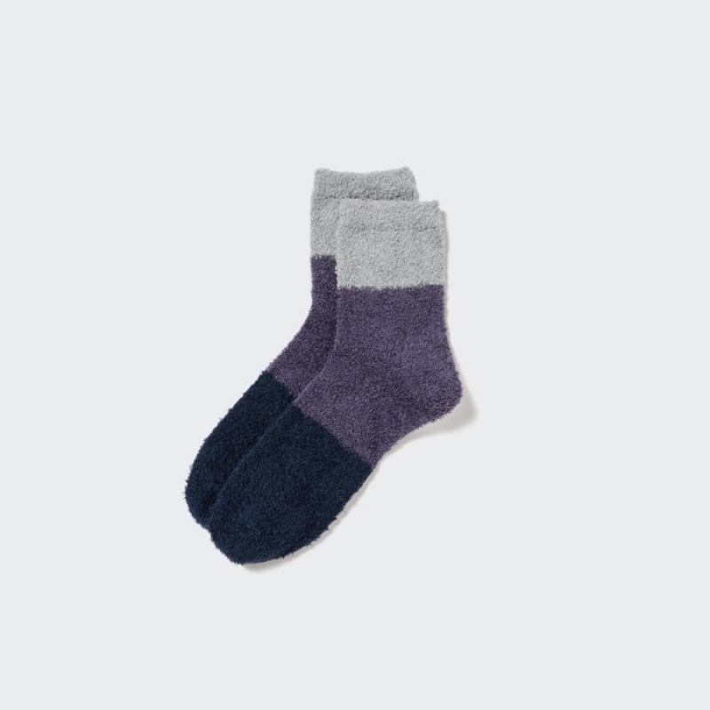 Uniqlo HEATTECH Fluffy Socken Herren Grau | BGZN-17046